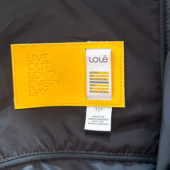 Lole Emmy Black Quilted Down Jacket with Hood - Size S - Picture 4 of 6